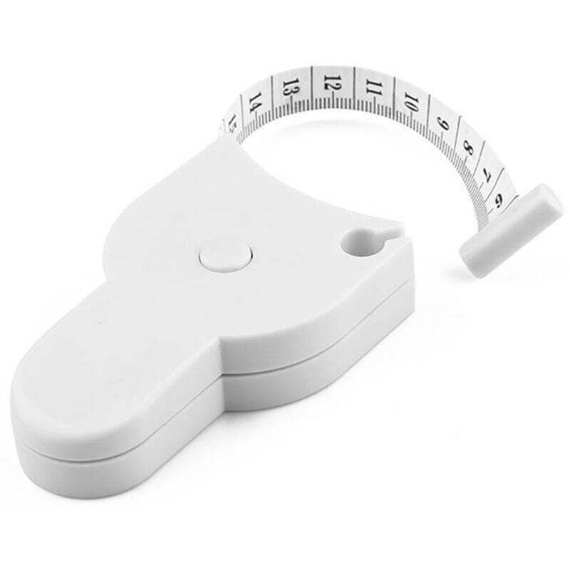 [neuwertig]150 Cm Einziehbares Maßband, Weißes Weiches Maßband, Nähband, Körpermaßband, Stoffmaßband Für Kleidung, Möbel, Kindergrößenmessung