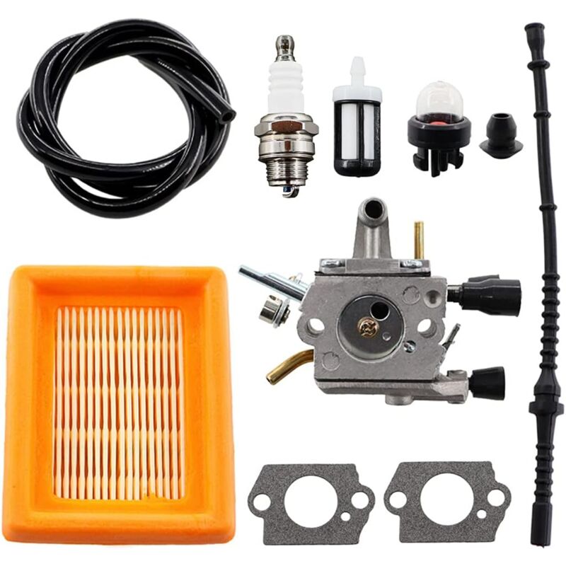 [neuwertig]vergaser Mit Luftfilter, Zündkerze Und Kraftstoffleitung Für Fs400, Fs450, Fs480, Fs120, Fs200, Fs250, Fs300, Fs350, Ht250, C1q-s162 Freischneider