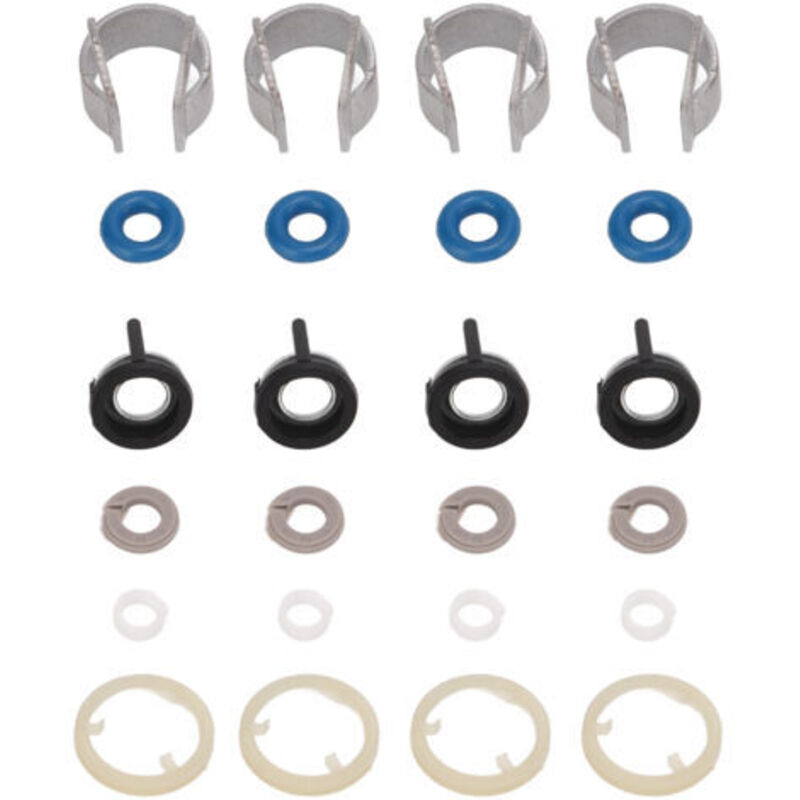 [neuwertig]reparatursatz Für Einspritzdüsendichtungen, 4 Sätze Ersatz-o-ringe Aus Gummi Und Metall Für Einspritzdüsen 06h998907b Für A3 A4 A5