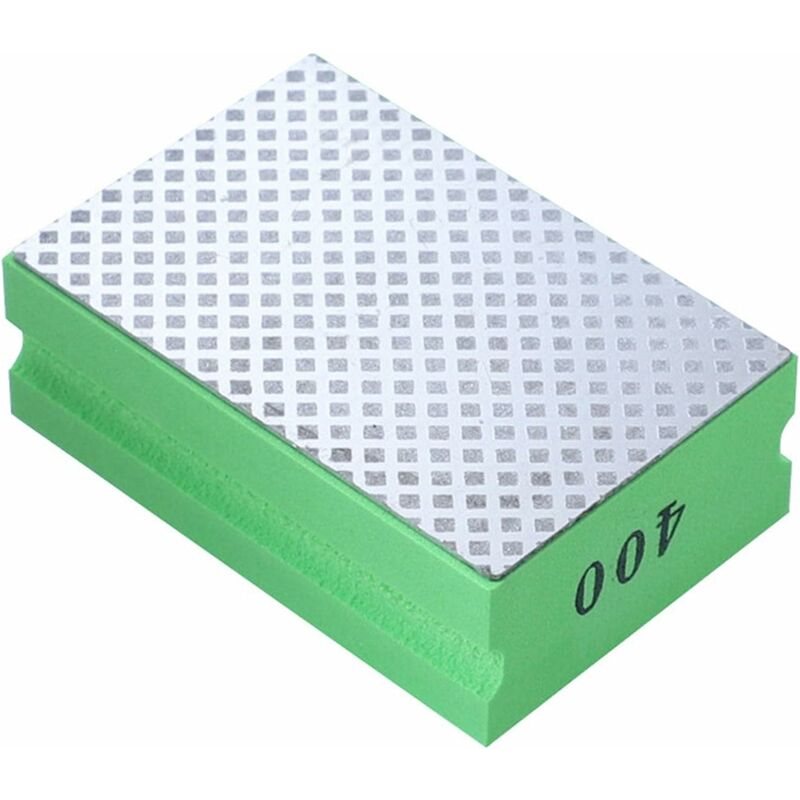 [neuwertig]diamant-handschleifblock, Diamant-handpolierpads Zum Polieren Von Stein, Glas Und Fliesen, Körnung 400