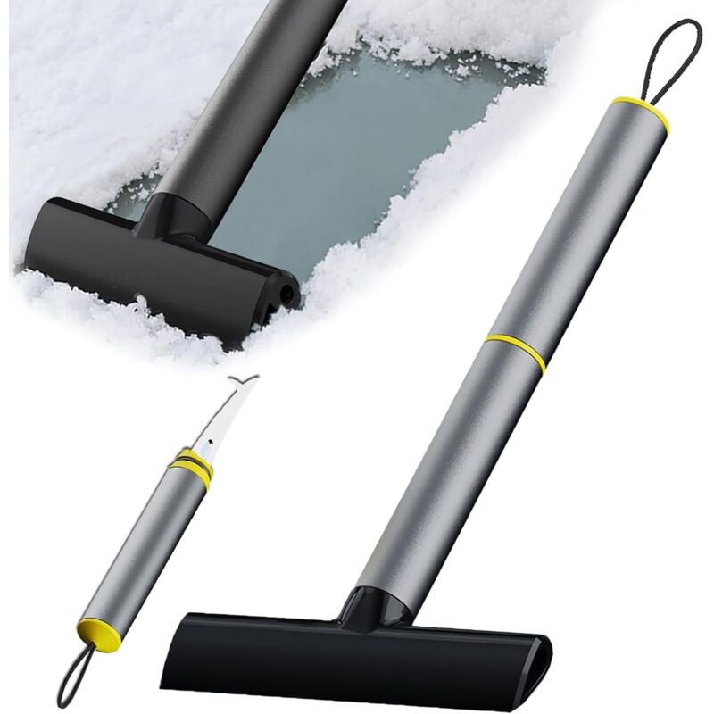 [neuwertig]eiskratzer Für Autos, Eiskratzer Für Windschutzscheiben, Abnehmbar, 2-in-1-eiskratzer, Werkzeug Zum Enteisen Und Entfernen Von Schnee Von Auto-windschutzscheiben