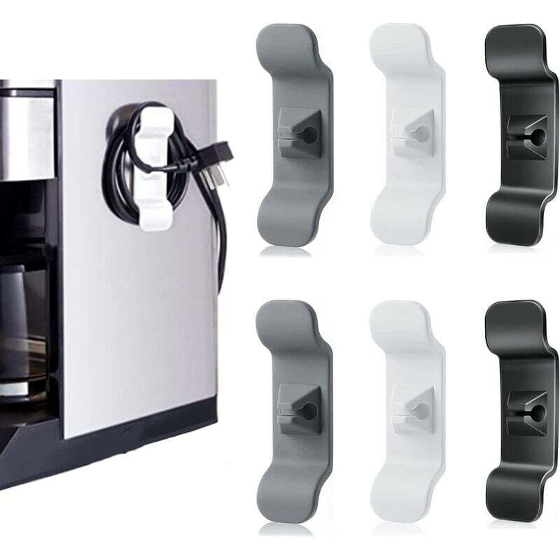 [neuwertig]kabelorganisator, 6-teiliger Kabelhalter Für Haushaltsgeräte, Kabelverkürzer, Kabelorganisator Für Kleine Haushaltsgeräte Wie Mixer, Kaffeemaschinen, Heißluftfritteusen Usw.