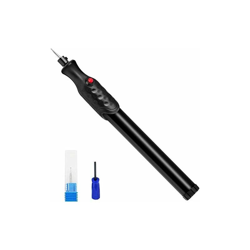 [neuwertig]gravierstift, Tragbarer Elektrischer Gravierstift Mit Diamantspitze Für Schnitzwerkzeuge Zum Bearbeiten Von Schmuck, Metall, Glas, Stein, Kunststoff Und Holz