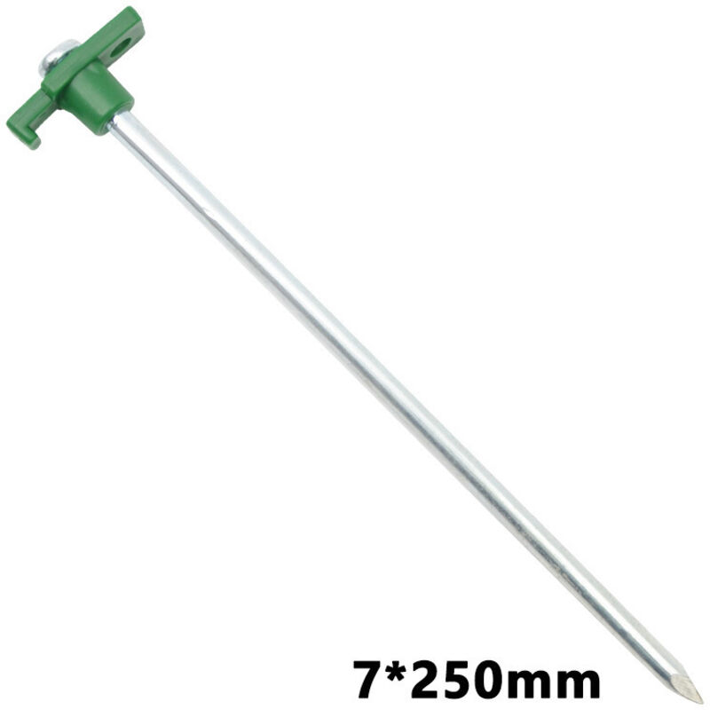[neuwertig]6 Heringe, 25 Cm Lang, Für Harten Und Steinigen Boden, Ø 7 Mm