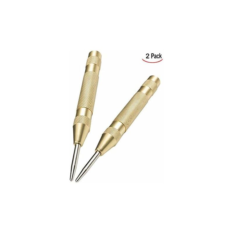 [neuwertig]set Mit 2 Automatischen Körnern Für Metall Oder Holz (gold)