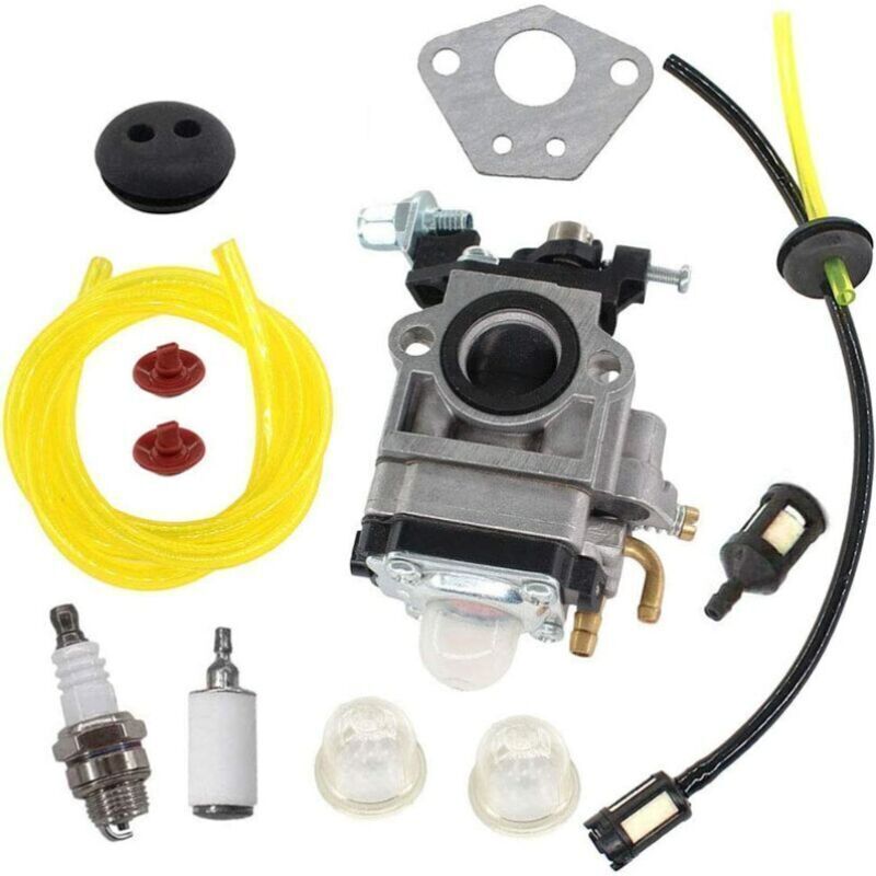[neuwertig]52cc 49cc 43cc Freischneider-vergaser-set Mit Zündkerze Und Kraftstofffilter