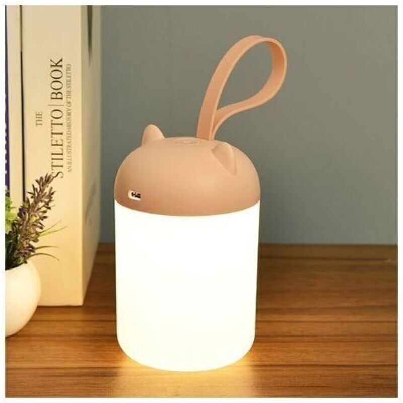 [neuwertig]tragbare, Wiederaufladbare Kindernachtlampe Mit Stufenloser Dimmfunktion, 360°-beleuchtung, Augenschutz Und Warmweißem Licht (3000 K).