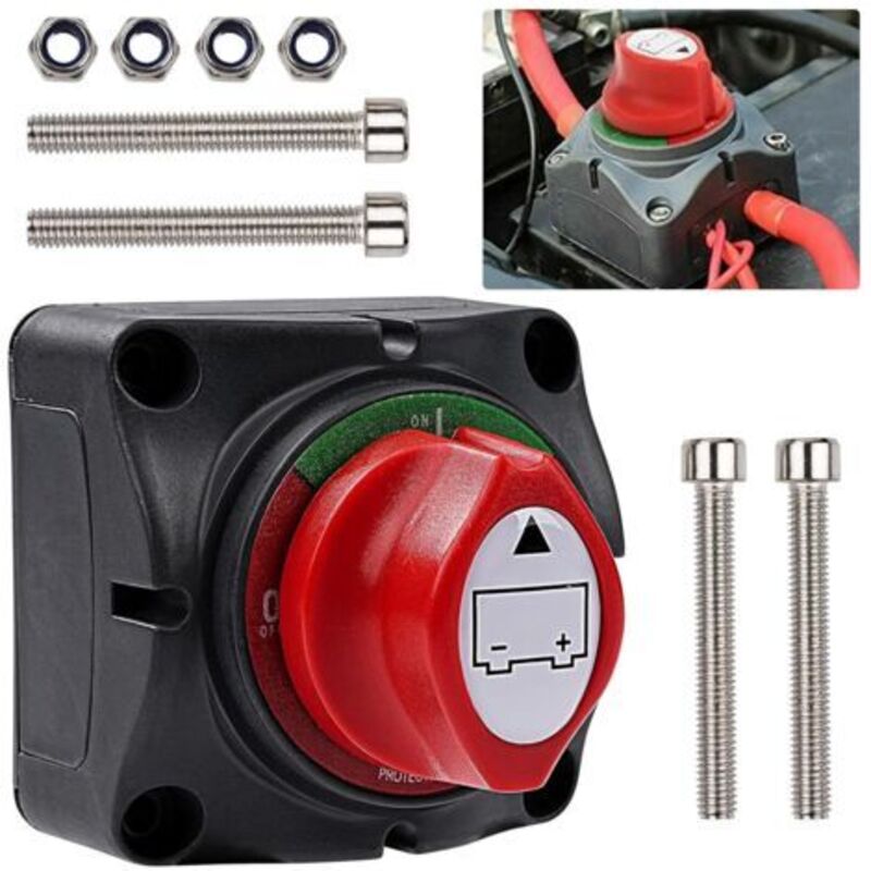 [neuwertig]12v-48v Batterietrennschalter: 48v 275a Autobatterie-trennschalter - Batterietrennschalter Für Boot, Lkw, Wohnmobil, Traktor