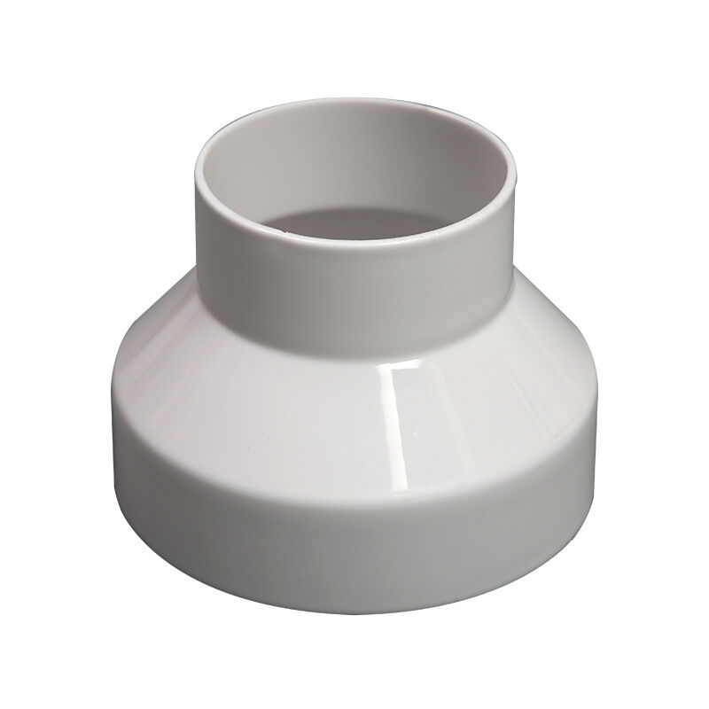 [neuwertig]reduzierstück 200 Mm Auf 150 Mm. Korrosionsbeständige Pvc-ummantelung. Für Die Innen- Und Außenlüftung. Kompatibel Mit Wäschetrocknern Und Mechanischen Lüftungsanlagen.