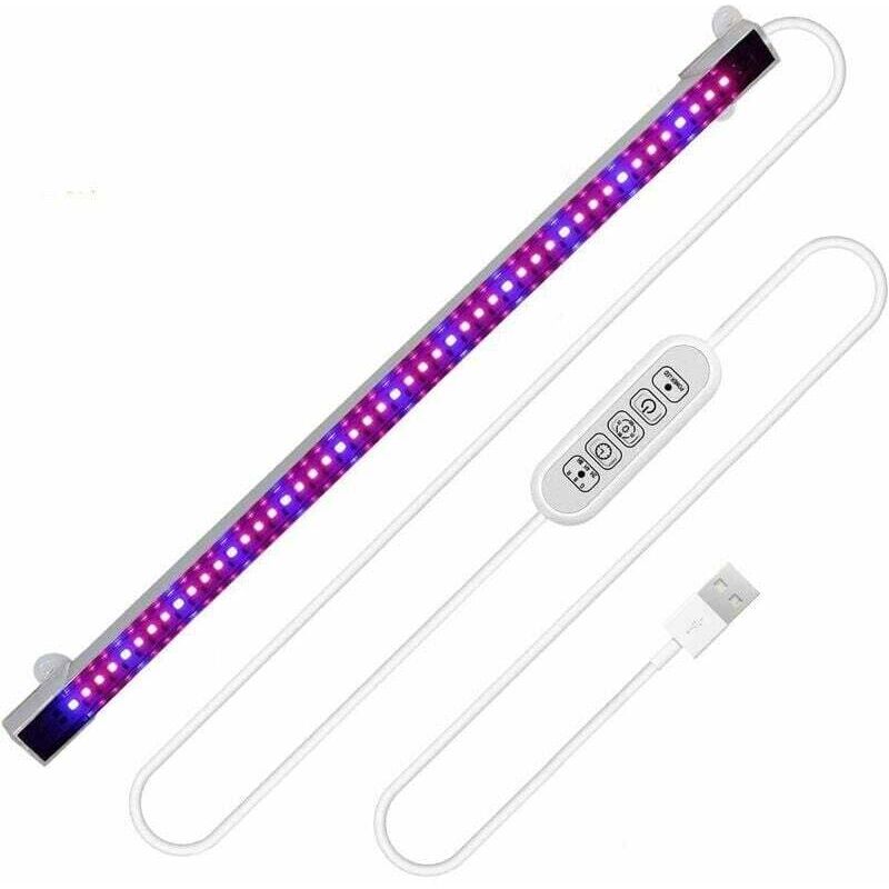 [neuwertig]pflanzenlampe Mit Automatischer Ein-/ausschalt-timerfunktion, Ausgestattet Mit 48 Leds Zur Förderung Des Wachstums Von Zimmerpflanzen.