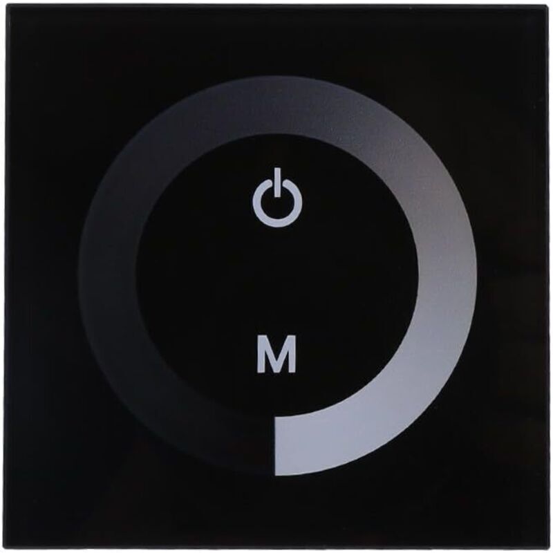 [neuwertig]dimmbare Leuchte, Dimmbares Led-touchpanel, Monochromer Dimm-wandschalter, Geräuschloser 12-24-v-led-streifen Mit Touchpanel Und Bedienungsanleitung