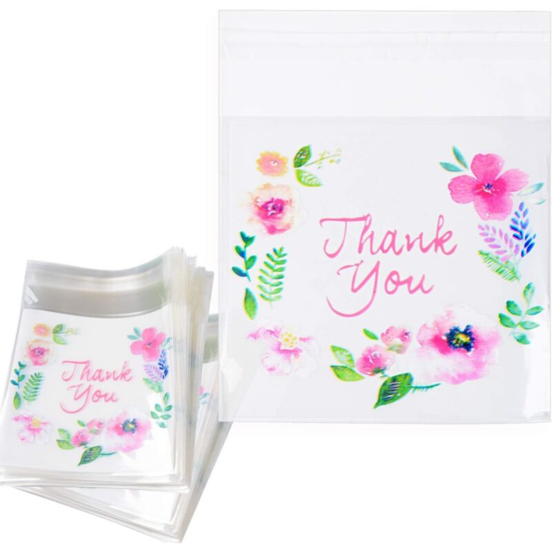 [neuwertig](7 X 7 Cm) 200 Stück Selbstklebende, Transparente Beutel, Kleine Plastikbeutel, Zellophanverpackung Für Kekse, Süßigkeiten, Perlen, Schmuck, Geschenke