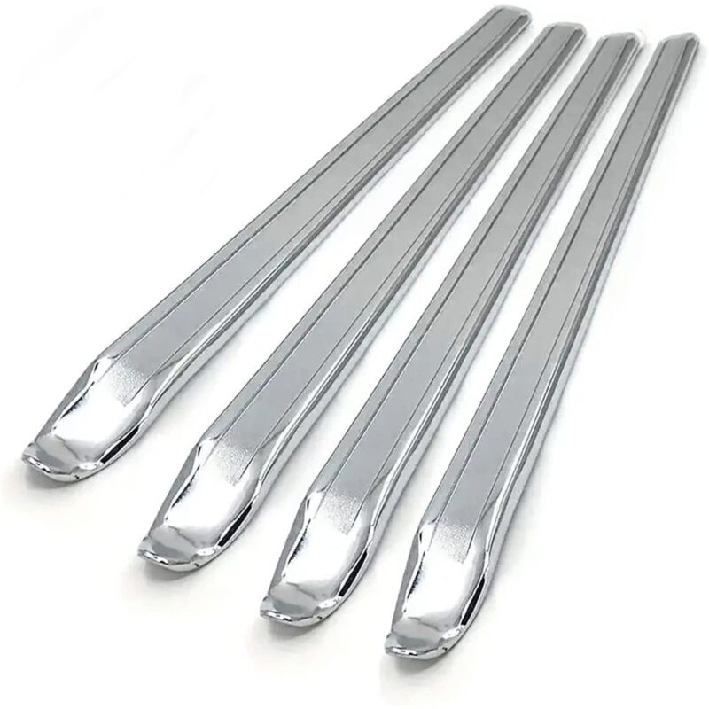 [neuwertig]4-teiliges Manuelles Reifenmontierset, 30 Cm Motorrad-/auto-reifenmontiergerät Aus Manganstahl, Reparaturwerkzeug, Reifenmontierhebel Für Fahrrad, Auto Und Motorrad (silber)