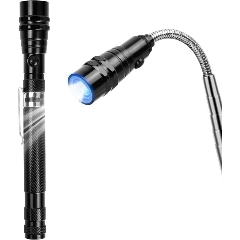[neuwertig]teleskop-magnetwerkzeug Mit Led-anzeige, Teleskop-magnetgreifer Mit Led, Teleskop-magnet-hebewerkzeug, Ungewöhnliches Und Nützliches Gadget, Originelles Geschenk Für Männer