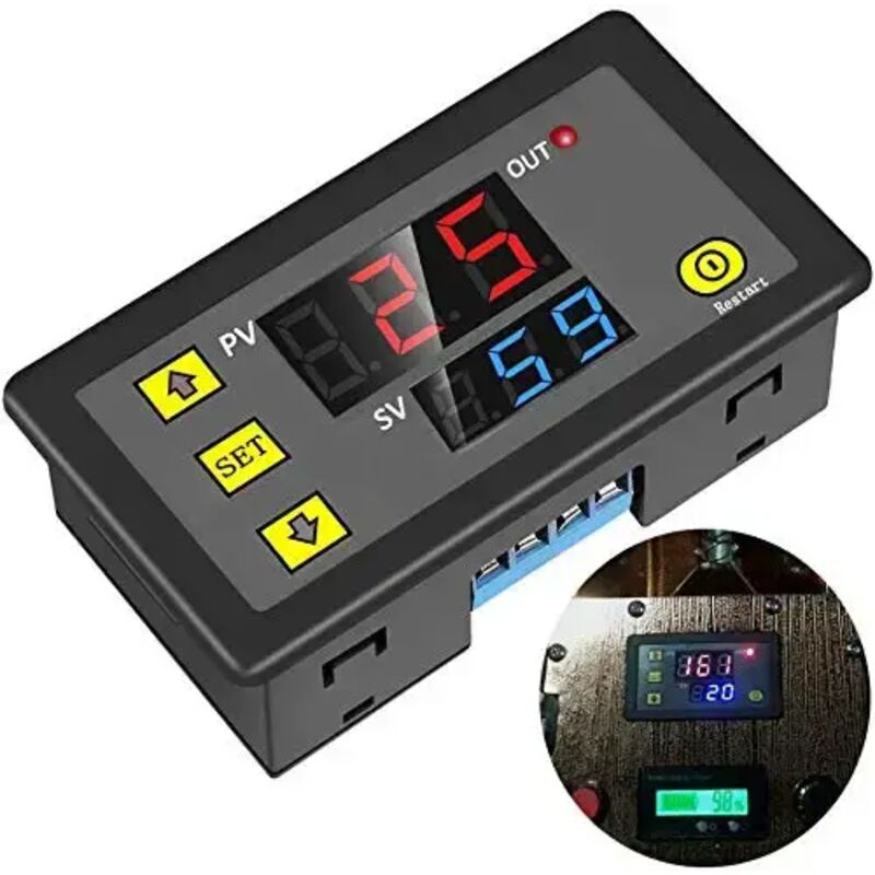 [neuwertig]programmierbarer Digitaler 12v 20a Dc-relais-timer, Zeitzyklus-verzögerungsschaltmodul