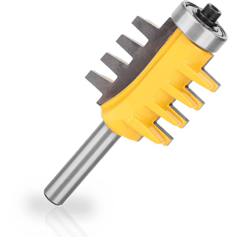 [neuwertig]fasenmesser Für Zapfen, 8 Mm Fräser, Schaft-fingerfräser, Gemischte Gravier-holzbearbeitungsmaschine, Schneidfräser, Plattenfräser, Gravierfräsmaschine Usw.