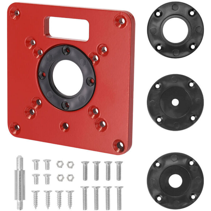 [neuwertig]frästisch-einlegeplatte, Kompatibel Mit Makita-fräsen, Wendeschneidmaschinen Und Holzgravurmaschinen, 120 X 120 X 8 Mm