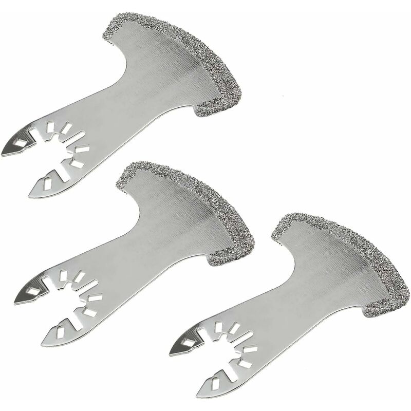 [neuwertig]set Mit 3 Fugensägeblättern, Multifunktionssägeblätter Mit Oszillierender Schneide Und Diamantspitze
