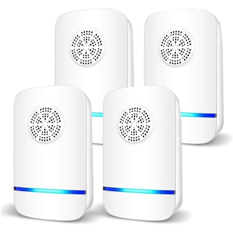 [neuwertig]ultraschall-mäuseabwehrgerät, 4er-pack, Anti-ratten, Geräuschlos, Ungiftig, Wirksam Gegen Mäuse Und Ratten, Strahlungsfrei