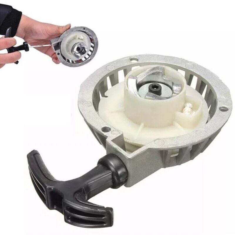 [neuwertig]mini-motorrad-zubehör: Seilzugstarter 47cc 49cc Adapter Pit Dirt Pocket Bike Mini-motorrad Atv Rückstoßstarter (farbe: Silber)