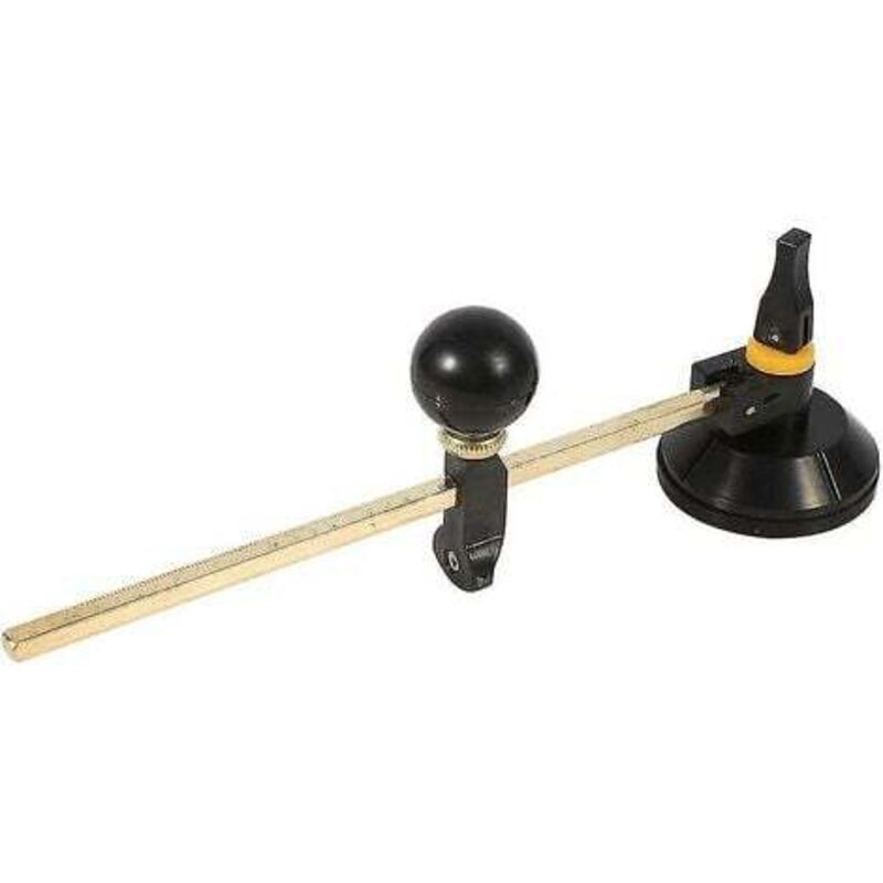 [neuwertig]runder Glasschneider Mit Saugnapf, Diamant-rundmesser Für Professionelle Hobby-glasschneider – Durchmesser 300 Mm