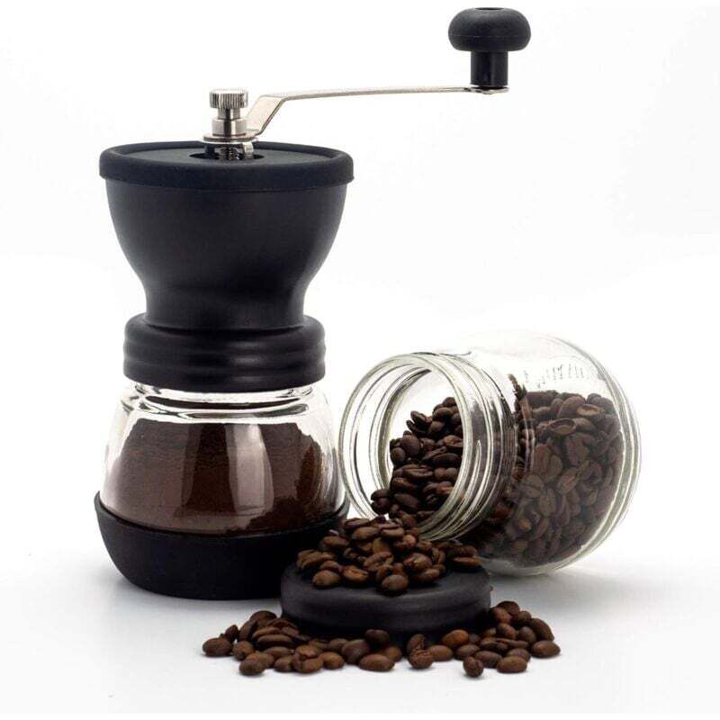 [neuwertig]manuelle Keramik-kaffeemühle Mit Einstellbarem Mahlgrad – Kaffeebohnenmühle – Tragbare Kaffeemühle – Kompaktes Design Für Zuhause, Büro Und Unterwegs