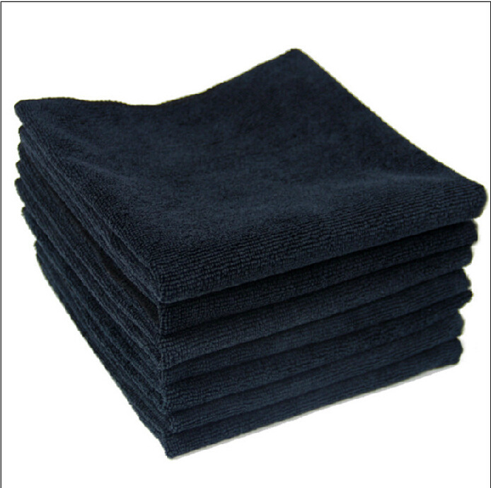 Mikrofasertücher, Schwarze Waffelstruktur, Waschbares Küchentuch, Dicke Reinigungstücher, Fusselfrei, 30 X 30 Cm, 7er-packung