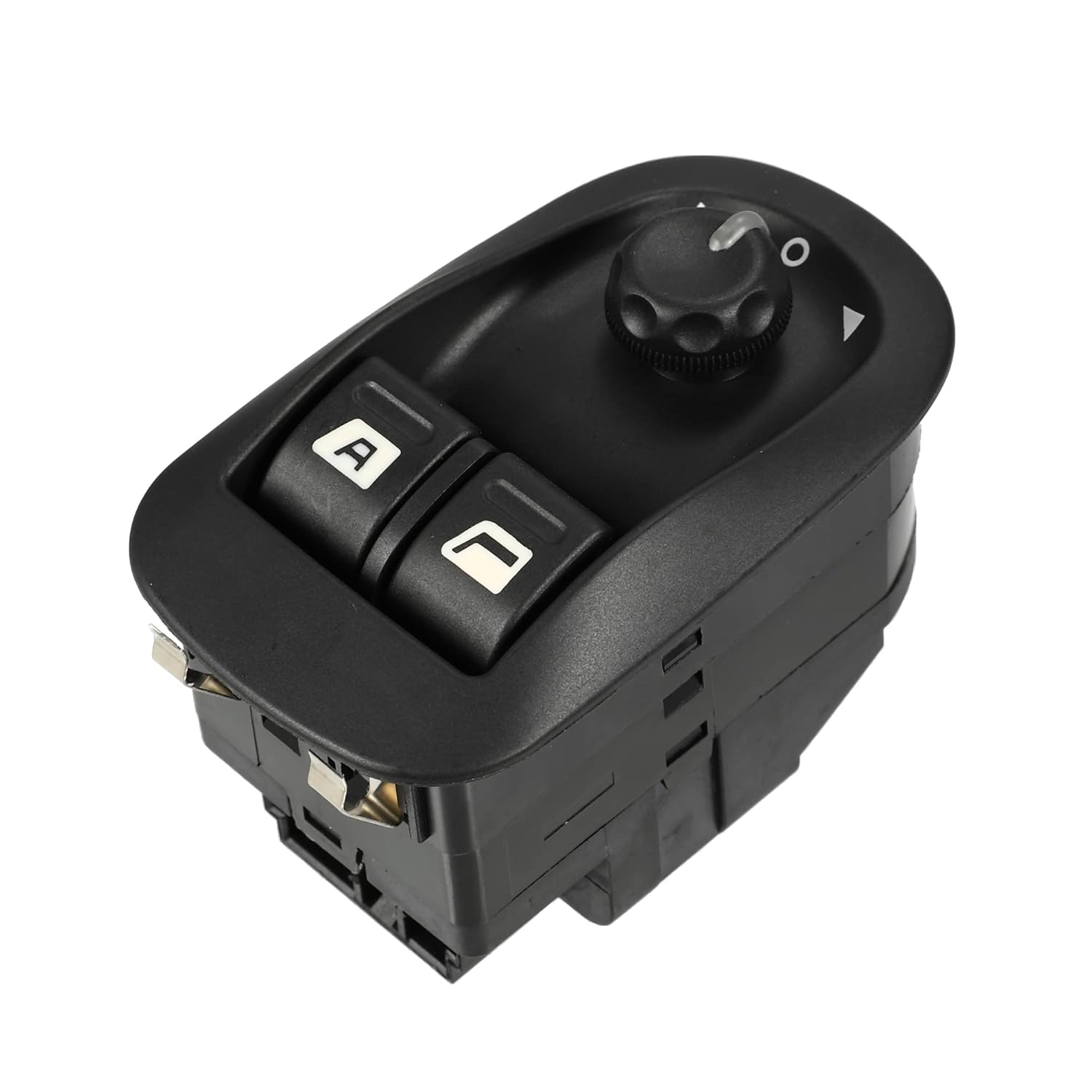 Elektrischer Spiegel-steuerschalter, Kompatibel Mit Peugeot 206 2000–2009, Schwarzer, Robuster, Elektrisch Klappbarer Kunststoffspiegel