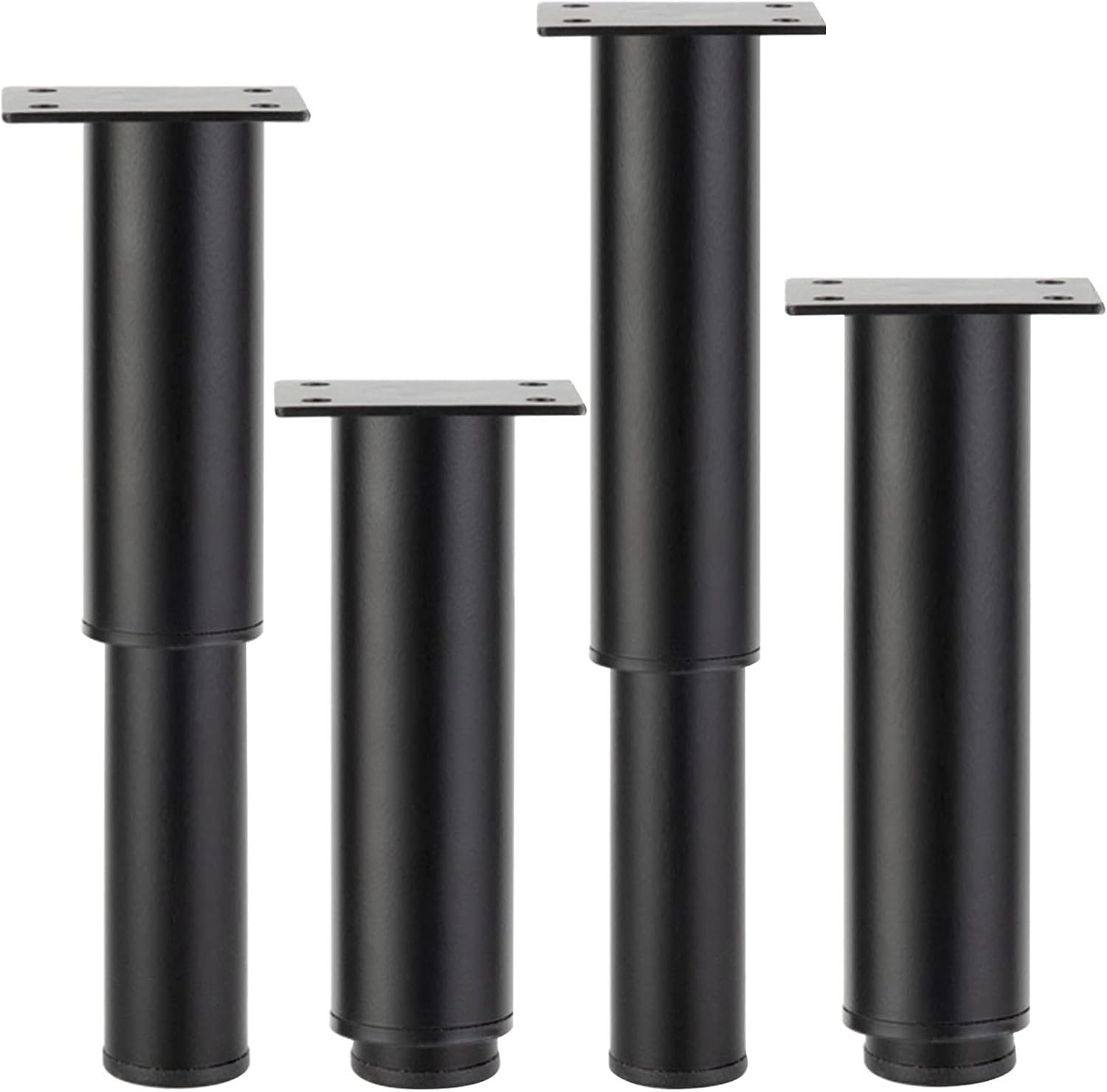 Möbelbeschläge, Möbelbeine, Tischbeine, Küchenbeine, Möbelbeine Aus Metall, Metallbeine, Für Sofa, Stuhl, Tisch, Fernseher, 4 Stück, 20–37 Cm