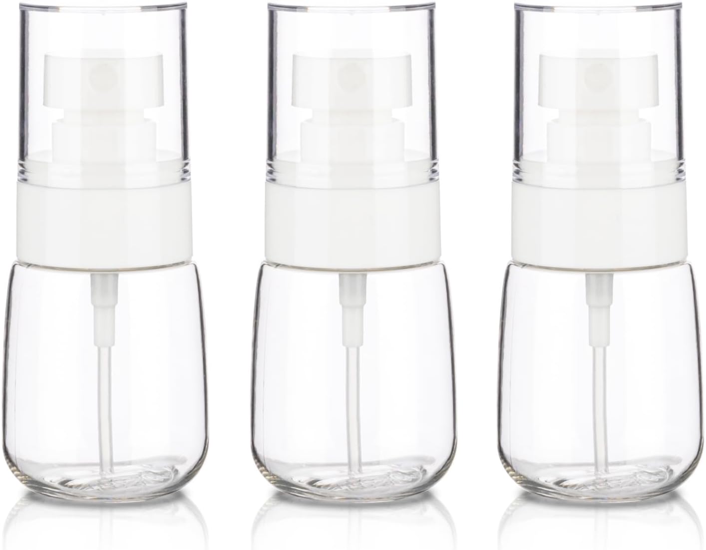 3er-pack Kleine Reise-sprühflaschen, 30 Ml, Leere Reise-sprühflaschen, Mini-sprühflaschen Aus Kunststoff Mit Feinem Nebel