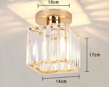 Geometrische Wandlampe Aus Schmiedeeisen Für Wohnzimmer, Küche, Loft, Esszimmer, Café (ohne Glühbirne), E27 Quadratisches Goldweißes Licht