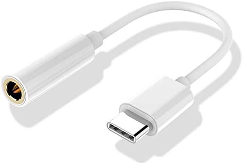 Usb-c-auf-3,5-mm-kopfhöreradapter, Usb-typ-c-auf-3,5-mm-klinken-aux-audioadapter, Mikrofonanschlusskabel Für Huawei P20 / P20 Pro / P30 / P30 Pro, Xiaomi 6/8, Mix 2/3, Oneplus 6t (2 Stück)