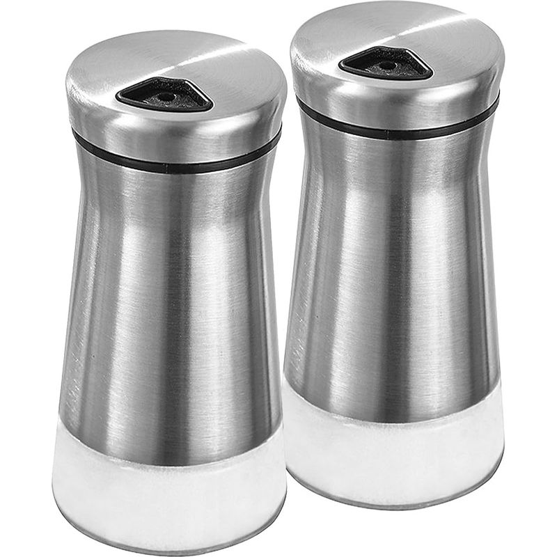 Mini-salzbehälter-teile, Salz- Und Pfefferstreuer Aus Edelstahl Mit Deckel, Verstellbare Öffnung Für Pfeffer, Salz, Zucker, Gewürze Und Andere Würzmittel