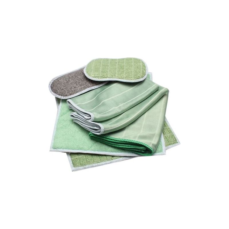Set Mit 6 Bambus-mikrofasertüchern – Reinigen Und Polieren Aller Glatten Und Empfindlichen Oberflächen