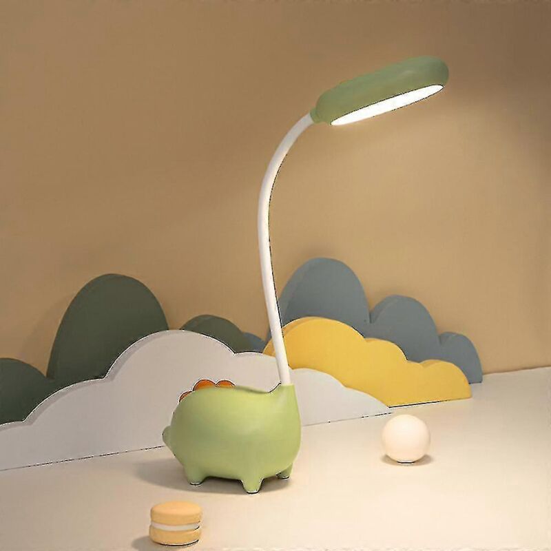 Kinderschreibtischlampe – Dimmbare Led-lampe Mit Touch-sensor In Dinosaurierform, Usb-wiederaufladbar, Ideal Als Nachttisch- Oder Leselampe, Originelles Geschenk Für Jungen, Mädchen Und Jugendliche