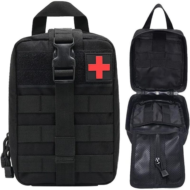 Taktische Erste-hilfe-tasche – Notfall-medizin-kit Mit Molle-system, Multifunktionale Tasche Für Gürtel Oder Fahrrad Aus Wasserdichtem 600d-oxford-gewebe, Ideal Für Schnelle Einsätze