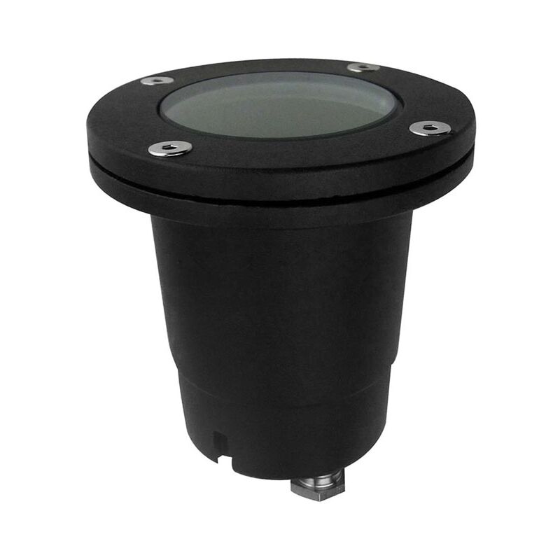 Einbau-spot Für Außenbereiche, Durchmesser 98 Mm, Fassung Gu10, 8 W, Schutzart Ip65/ip67, 525 Lm, Schwarz, Uv- Und Wassergeschützt, Für Gartenbeleuchtung