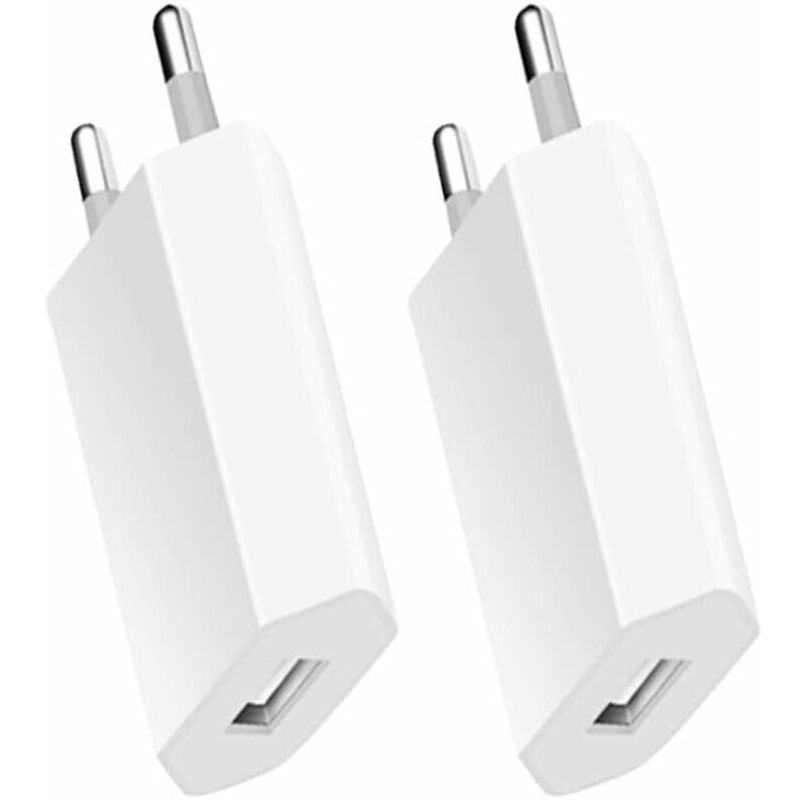 2er-pack Schneller Usb-ladegeräte Für Iphone – Wandladegerät Kompatibel Mit Iphone, Pixel, Nexus, Huawei, Xiaomi, Htc, Sony Und Lg – Schwarz