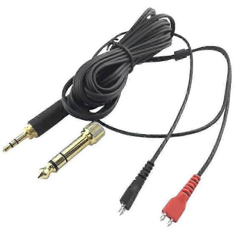 Austauschkabel Für Kopfhörer – Kompatibel Mit Sennheiser-modellen Hd25, Hd560, Hd540, Hd480, Hd430, Hd414, Hd250 – Gerades, Geschirmtes Stereo-kabel Mit 3,5-mm-stecker, Hochwertig Und Torsionsfest