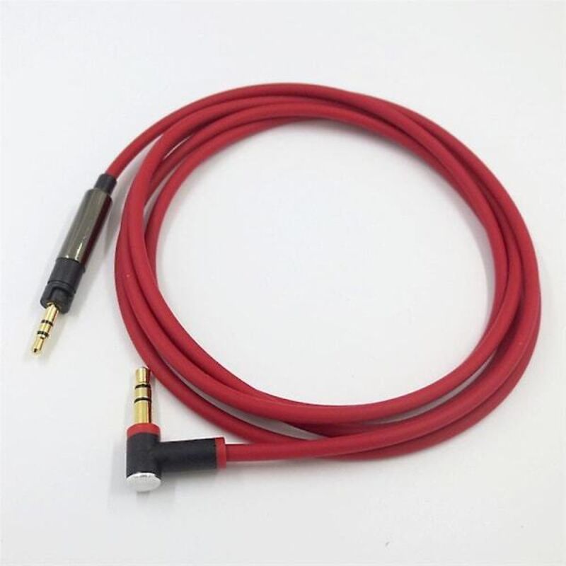 Anschlusskabel Kompatibel Mit Sennheiser Momentum-kopfhörern (1. Und 2. Generation), Länge 1,4 M, Schwarz-rot