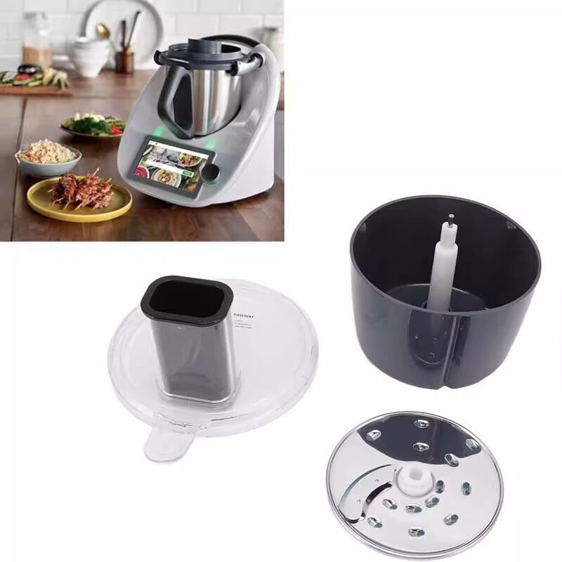 Universelle Gemüseraspel Aus Edelstahl Und Abs-kunststoff – Zubehör Kompatibel Mit Thermomix-küchenmaschinen (modelle Tm5 Und Tm6) – Ideal Zum Reiben Von Karotten, Käse, Äpfeln, Kohl U. A.