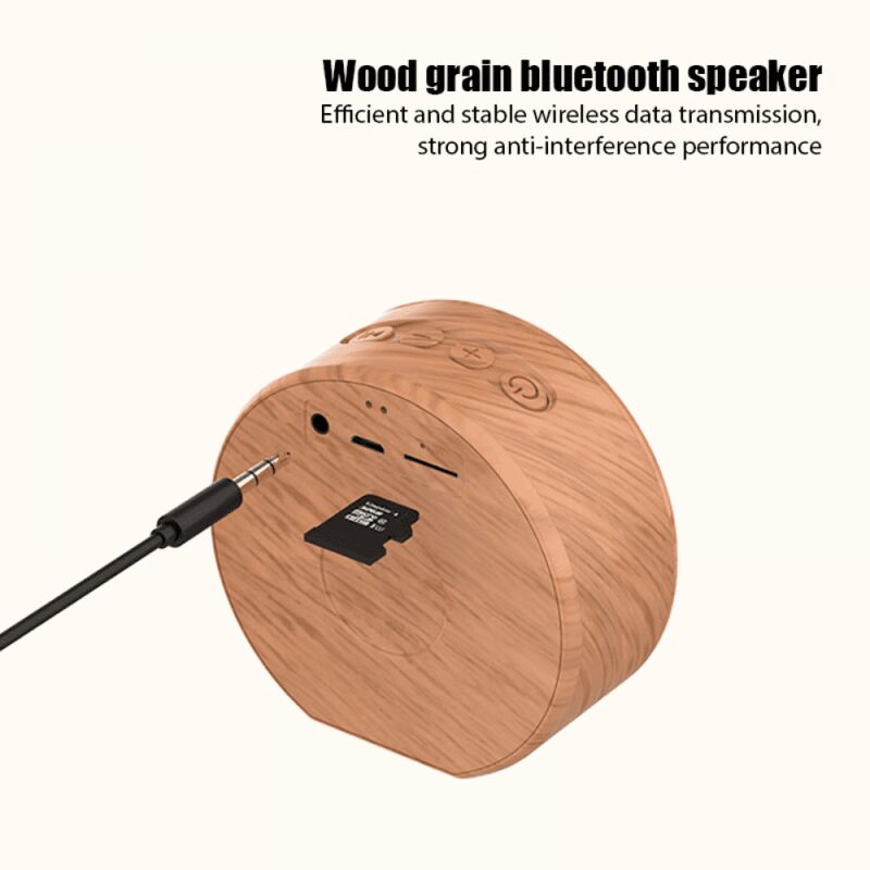 Tragbare Bluetooth-lautsprecher A60 Mini Im Kartenformat, Elegantes Weißes Holzdesign, Ideal Für Draußen, Mit Saugnapf – Originelles Und Praktisches Geschenk