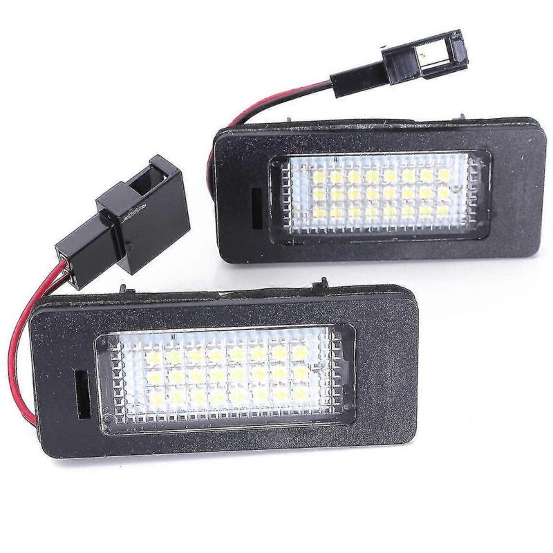 Led-nummernschild-set Mit 2 Lampen – Kompatibel Mit Audi A4, A5, Q5, S5 (modelle 2008–2013) – Fehlerfrei, Geringer Stromverbrauch, Helles Weißes Licht