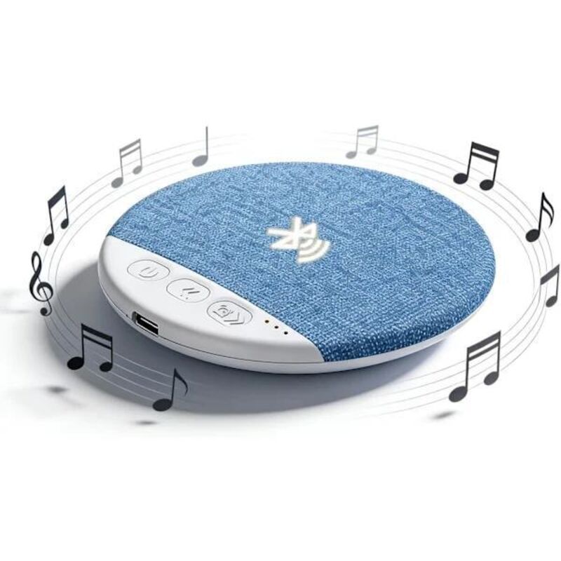 Ultradünner Bluetooth-lautsprecher Für Kissen Mit Weißem Rauschen (version 5.4), Ideal Für Seitenschläfer – Leicht, Akkulaufzeit 30–60 Min., Fördert Erholsamen Schlaf