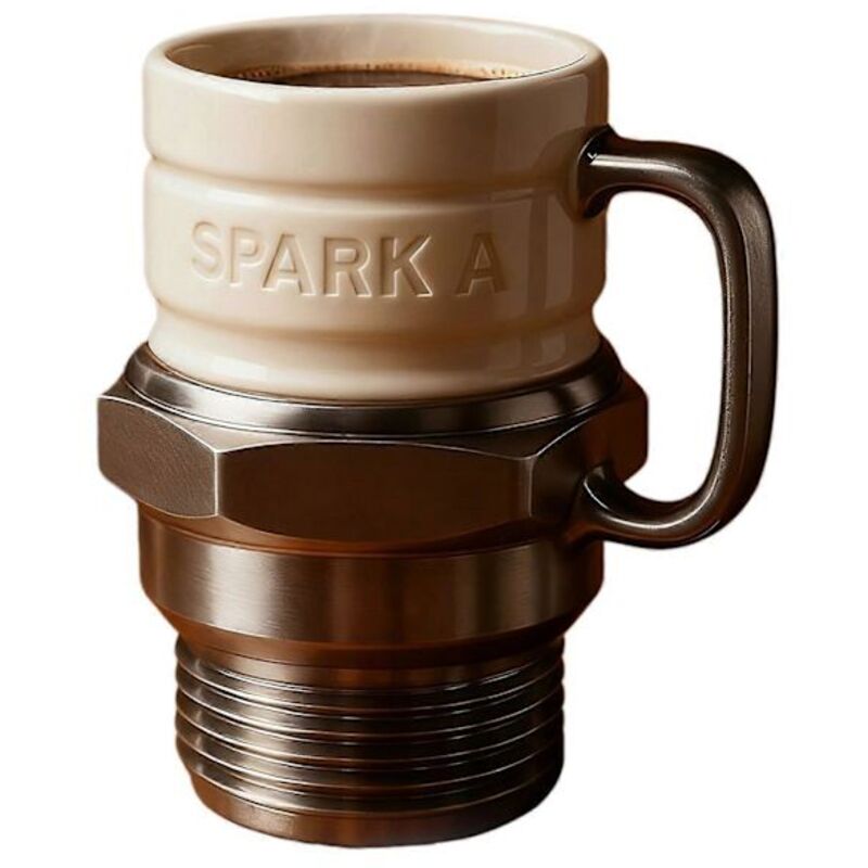 Keramikbecher In Form Einer Zündkerze – Originelles Geschenk Für Autoenthusiasten, Mechaniker Und Tuning-fans