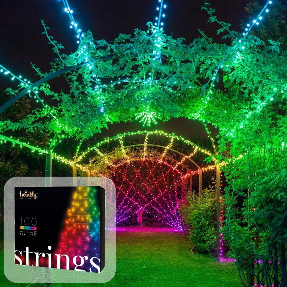 Strings – App-gesteuerte Led-lichterkette -intelligente Beleuchtungsdekoration Für Den Innen- Und Außenbereich - Twinkly