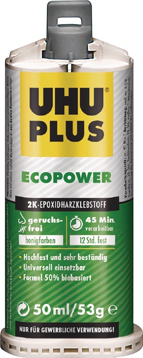 Uhu 2k-epoxidharzklebstoff Uhu Plus Ecopower 53 Ghonigfarben Doppelkartusche
