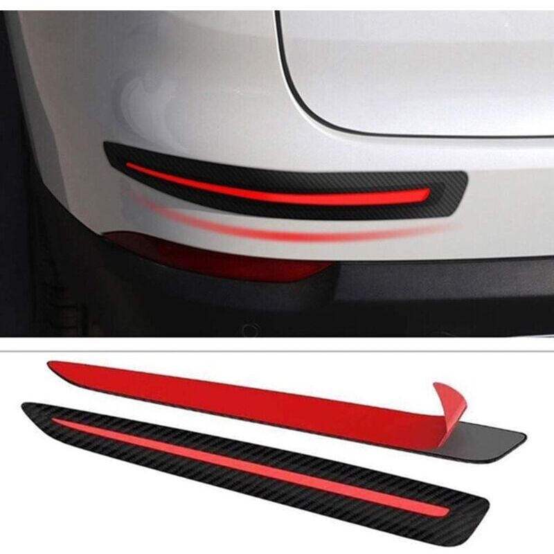 2 Stück Stoßstangenecken-schutz Für Vorne/hinten – Weiche, Kratzfeste Pvc-klebestreifen Für Suvs, Limousinen Und Vans – Ulisem
