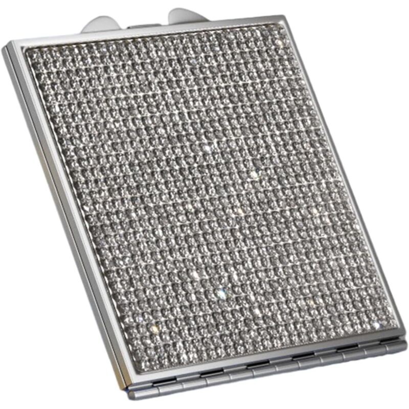 Doppelseitiger, Faltbarer Kosmetikspiegel 10 X 15 Cm, Hochauflösendes Glas, Ideal Für Reisen Und Als Beauty-geschenk - Ulisem