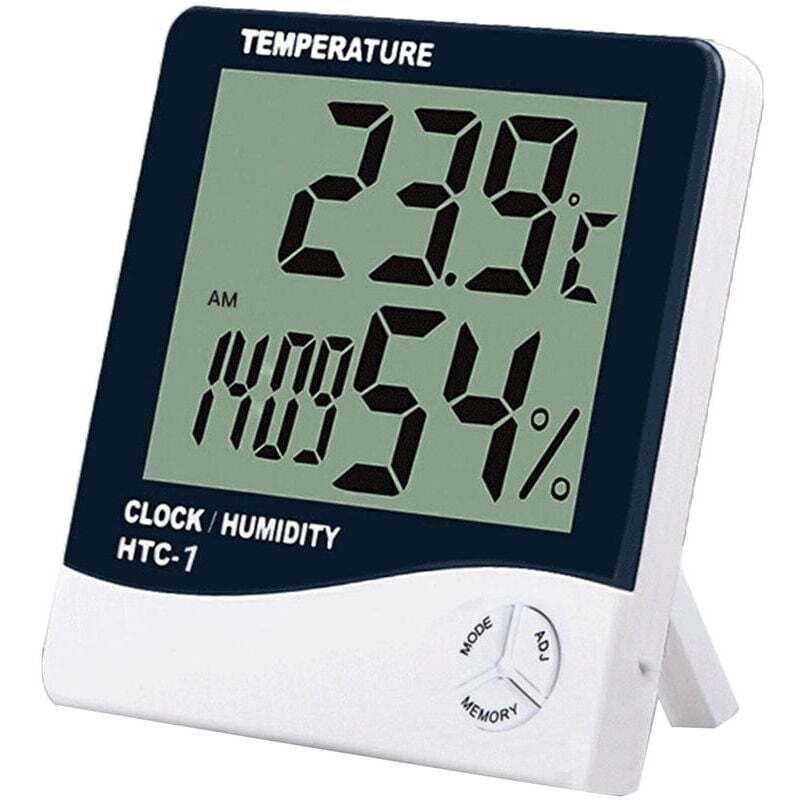 Digitales Thermometer-hygrometer Mit Hintergrundbeleuchtetem Lcd-display, Externer Sonde, ℃/℉-umschaltung, Ideal Für Zuhause, Büro Und Schlafzimmer – Ulisem